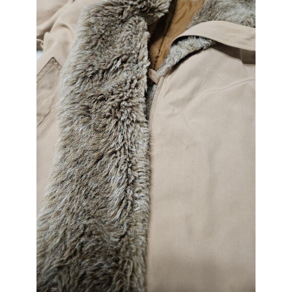 London Fog Faux Fur Coat Size 6 Reg - Picture 5 of 8